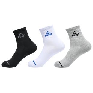 匹克中筒袜子舒适透气中帮袜男女低帮袜短袜运动生活休闲中筒袜