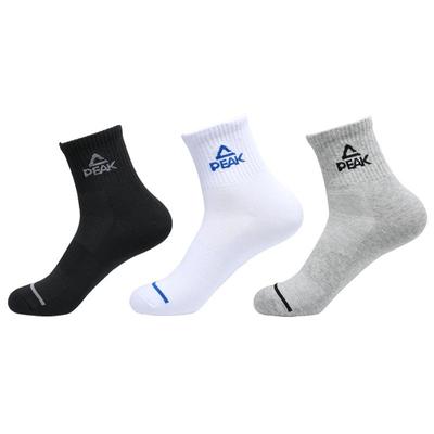 匹克中筒袜3双装生活休闲袜