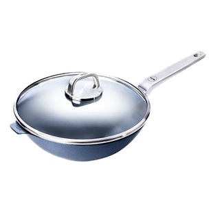 WOLL德国进口不粘锅炒锅家用燃气灶专用钻石炒菜不粘锅炒锅