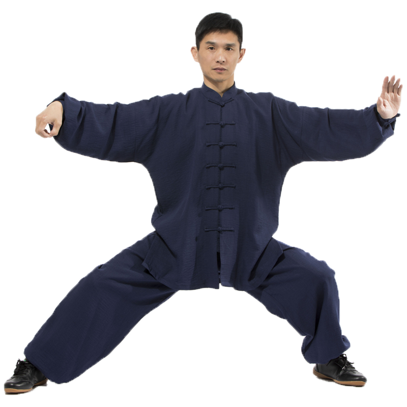 柏龄太极服男2025款秋冬加厚保暖银狐绒武术太极拳中式练功服女