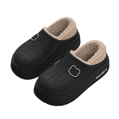 手术室棉拖鞋女款秋冬季室内家居医护人员专用保暖包跟防水棉鞋男