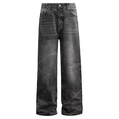 INKNOTS裂纹水洗最旧牛仔裤