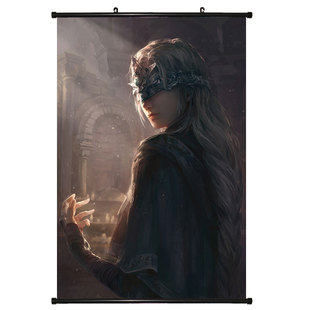 现货黑暗之魂3周边游戏挂画海报黑魂3周边防火女薪王布艺家居装饰