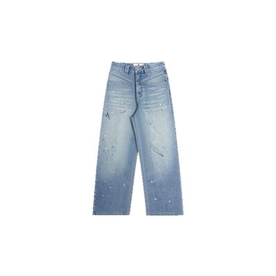 CALLEDBACK明星同款涂鸦牛仔裤