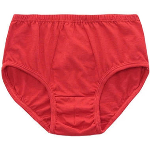 小AB男孩大红色内裤儿童纯棉短裤男童小女孩全棉三角裤T101/T102