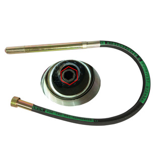 申鑫50型手提式水泥振动棒混凝土振动器六角棒铁腾手持建筑震捣棒