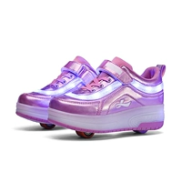 B91 Фиолетовый зарядка с легкими двумя колесами