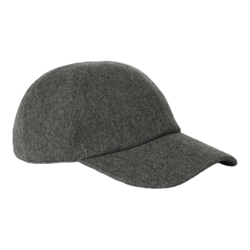 LoroPiana/诺悠翩雅男士棒球帽 灰色100%羊绒防水涂层2026秋新款
