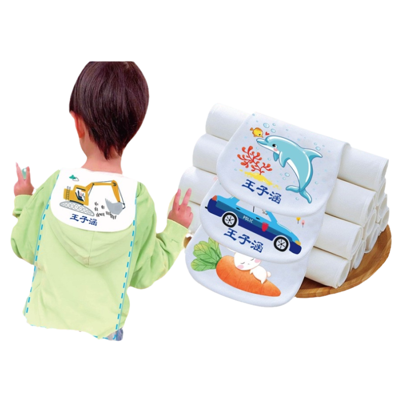宝宝吸汗巾儿童纯棉纱布幼儿园