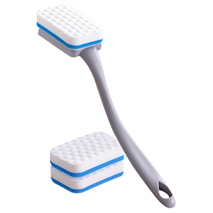 带手柄纳米海绵魔力擦浴室浴缸清洁海绵刷卫生间百洁擦去污魔术擦