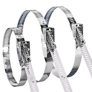 304不锈钢活扣扎带卡箍喉箍抱箍管箍夹水管油烟机煤气管金属卡扣