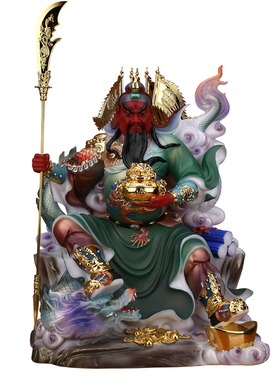 关二爷关帝武财神关羽家用汉白玉供奉佛像招财关公摆件神像开业