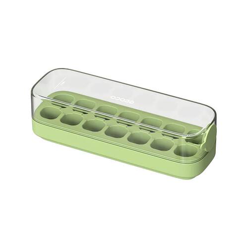 ecoco冰块模具硅胶食品级按压式冰格家用储冰制冰盒自制冰块神器