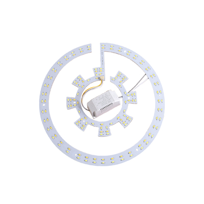 风扇灯替换灯芯三色灯泡led吊扇灯通用配件圆形灯盘吸顶灯珠灯片