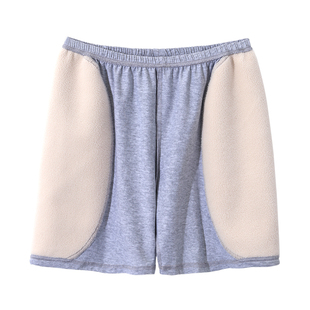 髋关节保暖裤胯部加绒老人护髋带平角裤保护胯骨打底短裤棉