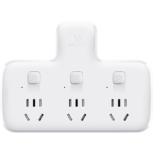 公牛插座面板多孔插线板不带线插排多插位一转三多功能插头转换器