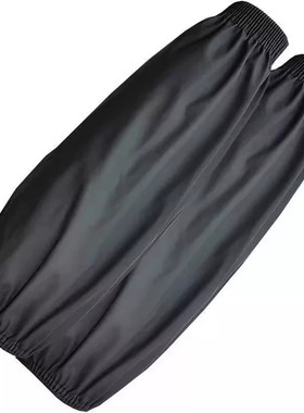 防水防油皮革袖套男女家厨房专用餐饮劳保防护加厚工作服防污袖子