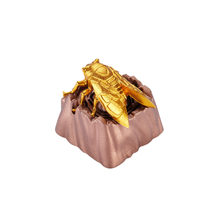 ZOMO原创设计神话动物系列复刻金蝉知了金蝉子透光金属键帽单个