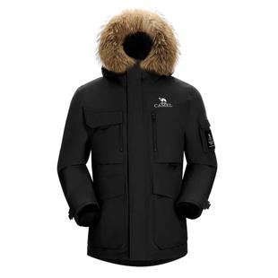 骆驼工装派克服女冬季2026羽绒服女款户外加厚防寒中长款外套