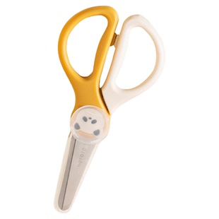 摩登主妇熊猫辅食小剪刀食品级不锈钢儿童婴儿宝宝专用厨房食物剪