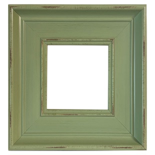 【春禾】多巴胺绿色实木画框做旧简约定制挂墙相框简约装饰画外框