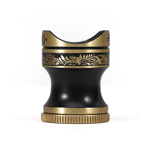 JIFENG季风纯铜雪茄烟托工具自带开孔器持灰便携展示不锈钢刀支架