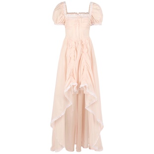 布莱希粉 及踝连衣裙 纯棉礼服裙建议搭配裙撑 Selkie Collection