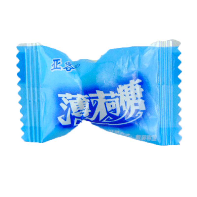 传统老式薄荷糖润喉清爽糖果