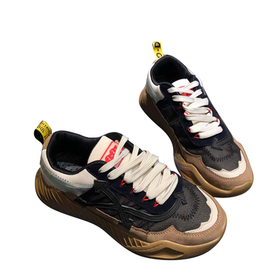 2026春季新款潮鞋复古老爹鞋透气运动阿甘鞋厚底休闲百搭韩版男鞋