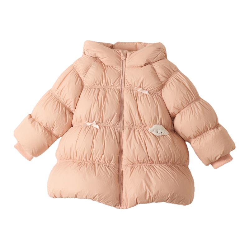 笛莎官方旗舰店女童羽绒服