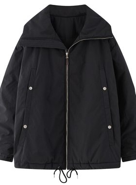 陪你入冬敲保暖廓形加厚棉服外套