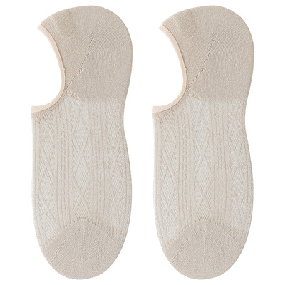 【超轻薄】网眼透气硅胶防滑船袜