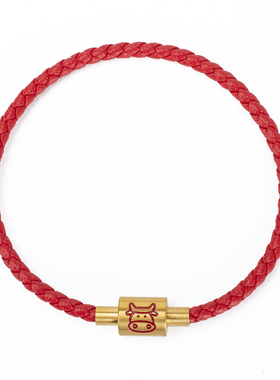 12生肖三合本命年情侣红绳手链女