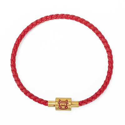 12生肖三合本命年情侣红绳手链女