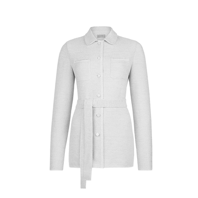 FALCONERI女士简约时尚可拆卸腰带修身翻领风衣长袖外套DCL497C