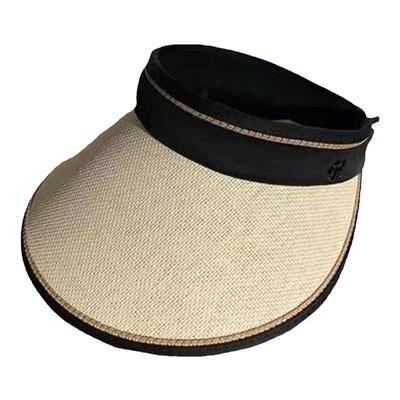 大帽檐防晒帽黑胶可卷遮阳帽