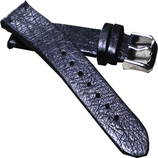 柔软鸵鸟皮表带薄型14mm16mm18mm19mm20mm21mm22mm真皮优质