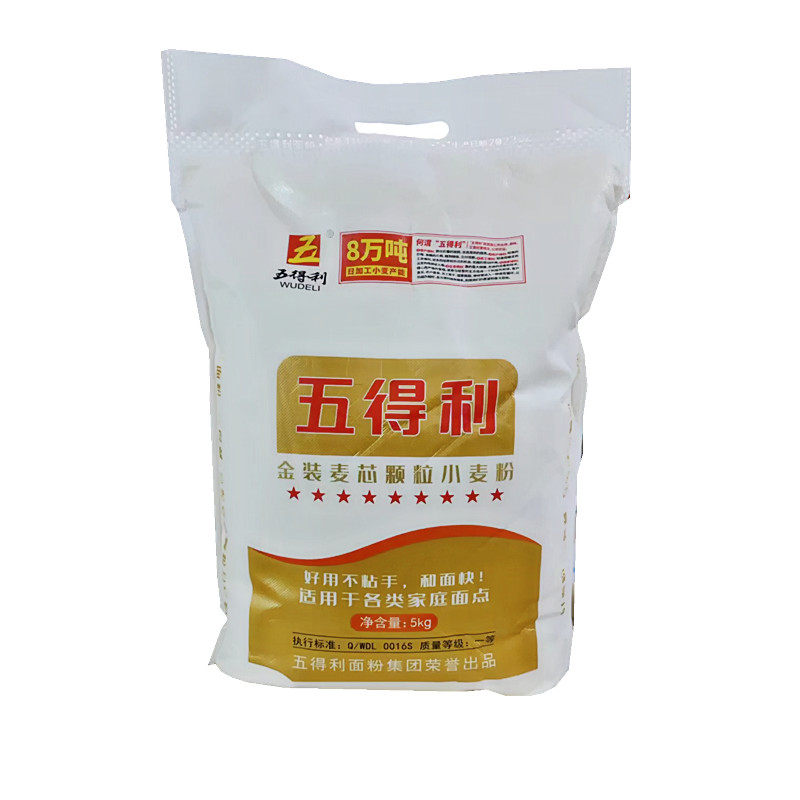 河北五得利小麦金装颗粒10斤面粉