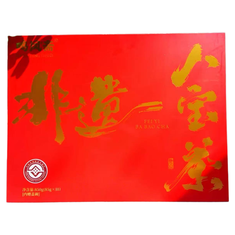 鸣凤斋八宝茶宁夏特产吴忠非遗八宝茶正宗玫瑰酱盖碗茶礼盒旗舰店