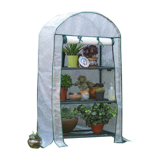 冬天保暖花棚暖房家用阳台多肉草莓室内过冬防冻室外保温棚架子小