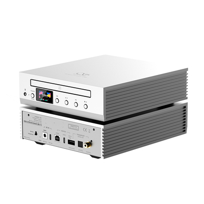 山灵CR60 桌面级转盘抓轨一体机高性能光纤同轴USB-A数字输出CD机