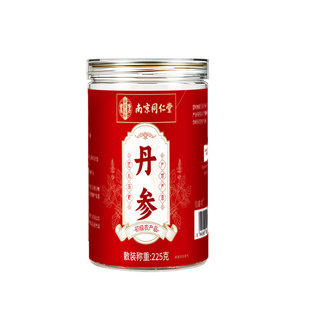 同仁堂丹参中药材正品官方旗舰店野生紫丹参片泡水三通茶黄芪山楂