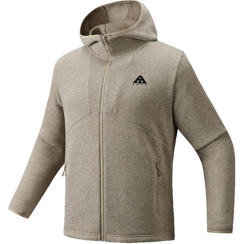 安踏火壳Polartec Pro丨大地之壳3.0轻量保暖抓绒衣徒步外套男装