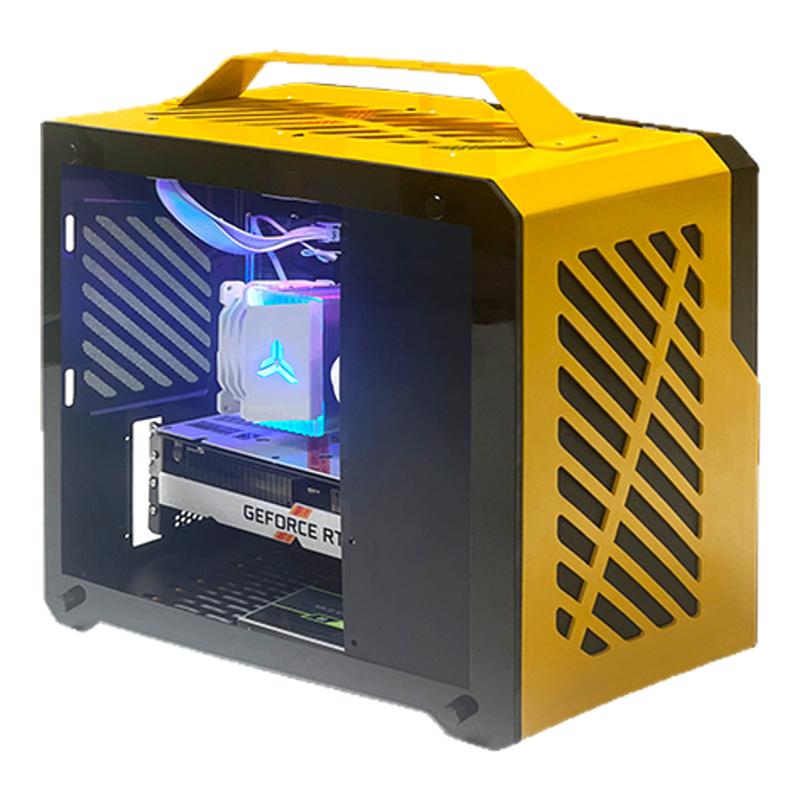 巧美MATX机箱冷侧透电竞游戏