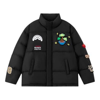 SprayGround鲨鱼嘴摇钱树羽绒服