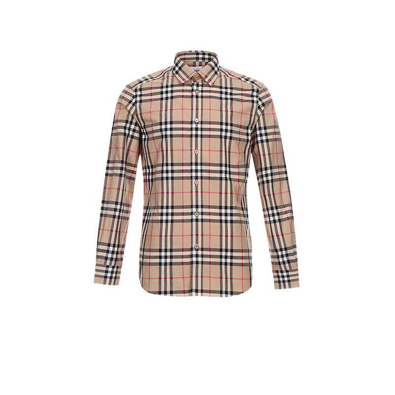 BURBERRY博柏利男款长袖衬衫