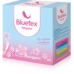 Bluetex蓝宝丝德国进口长导管卫生棉条普通流量导管式内置卫生巾