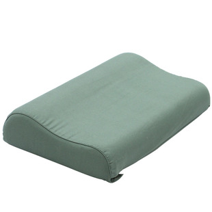正品军绿色枕头记忆棉太空枕护颈单人枕芯软硬适中制式颈椎保健枕