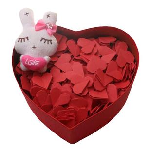 手工折纸爱心 心花怒放成品 彩色折纸爱心礼物6*12cm纸折成 创意