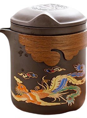 开水变色旅行茶具户外便携快客杯